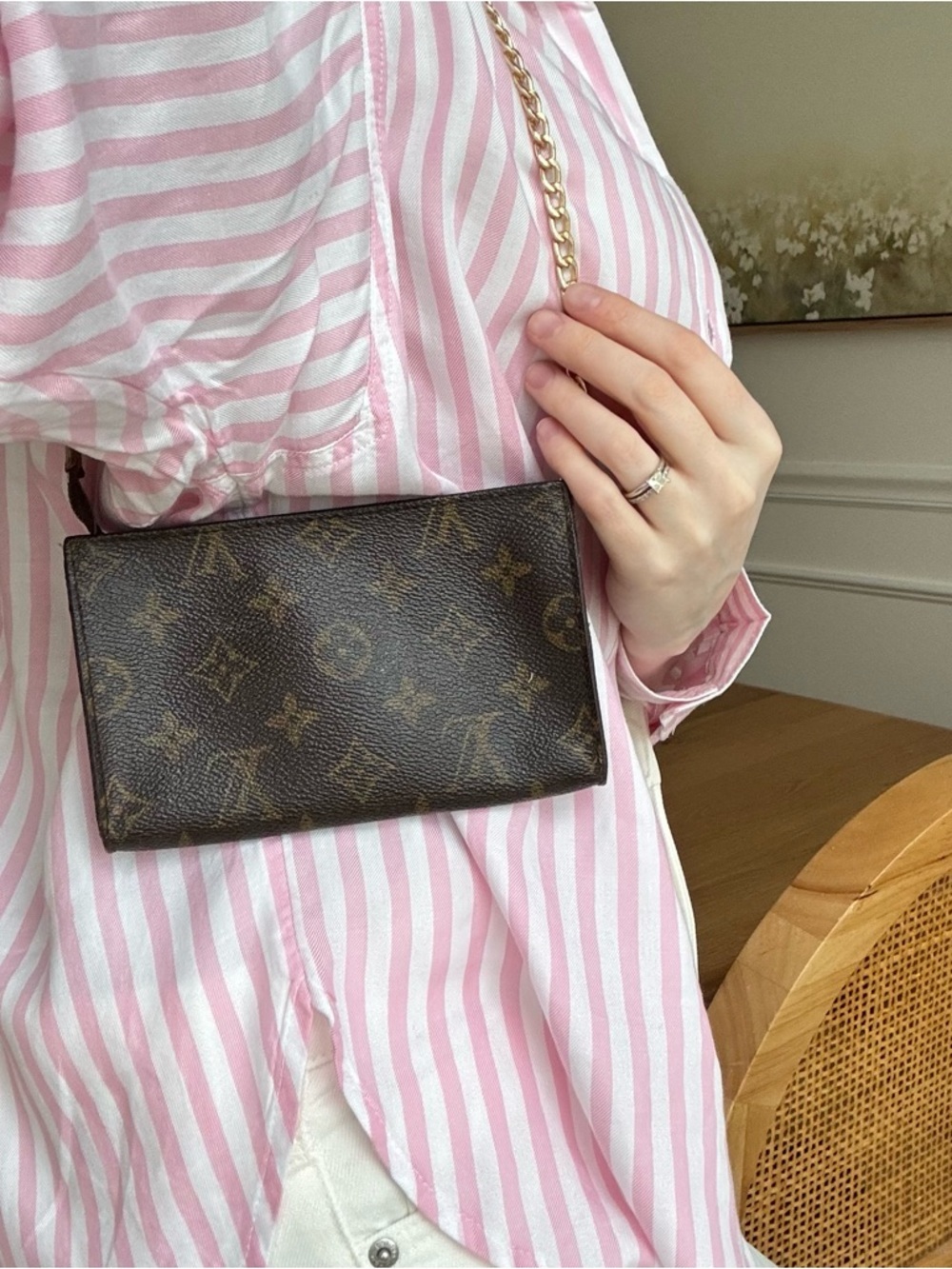 ✅AUTH✅Louis Vuitton Brown Monogram MINI BAG